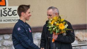 Komendčani čestitali Tadeju